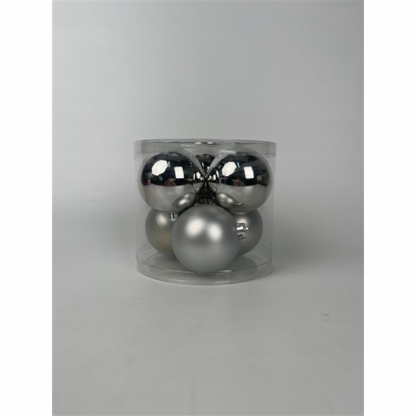 Vánoční hračky na stromeček Christmas Touch, D8 cm, plast...