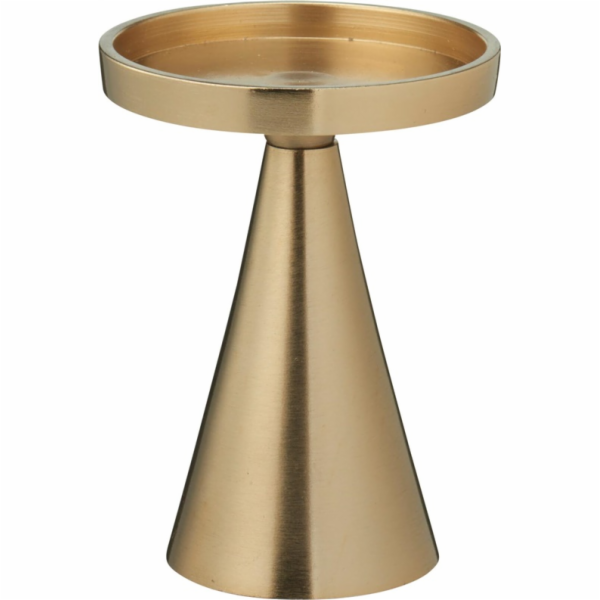 Svícen, 13 cm, zlatý