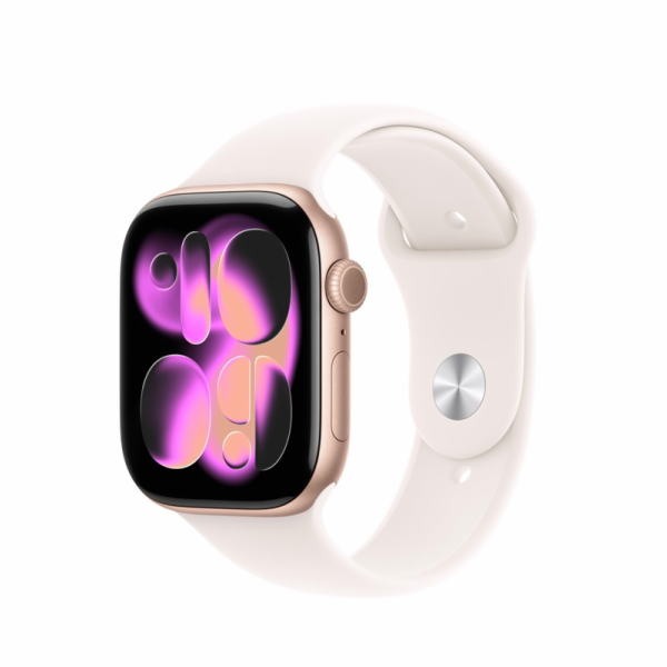 Chytré hodinky Apple Watch Series 11 42mm růžovo-zlaté S/M