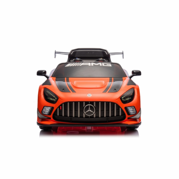 Dětské elektrické autíčko Mercedes AMG GT3, černo/oranžové