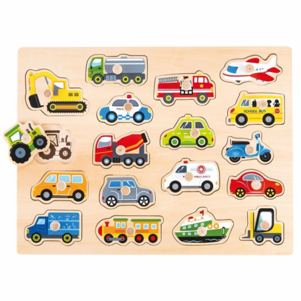 Dřevěná police L20075