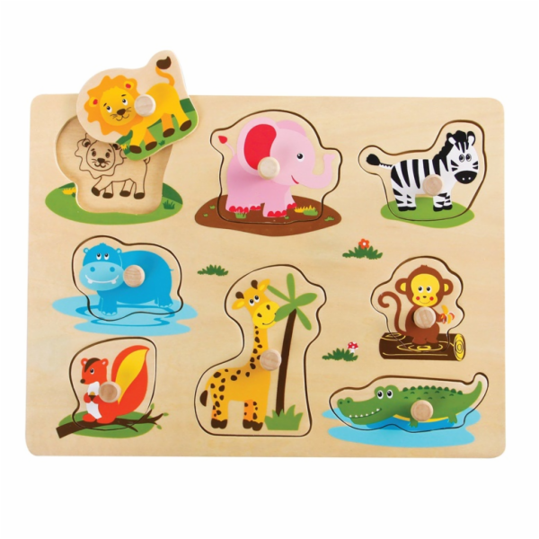 Dřevěná police L20065