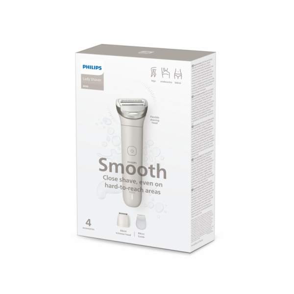 Dámský holicí strojek Philips 8000 BRL147, bílý