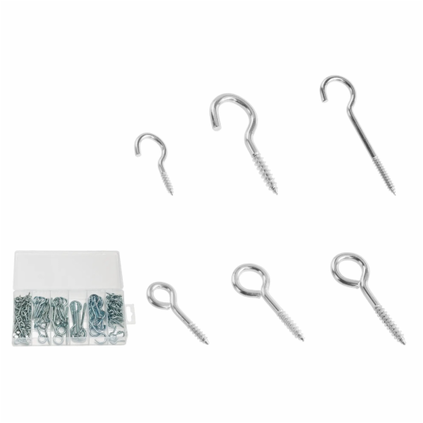 Wadfow Skoba sada 151 ks, zavřené, otevřené oko