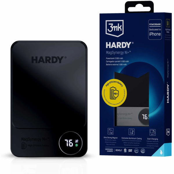 3MK Příslušenství - HARDY MagSynergy Ni+ 5 000 mAh 22,5 W...