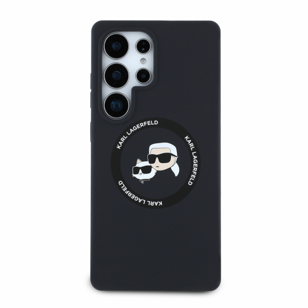 Karl Lagerfeld Silikonový kryt MagSafe s dvojitými hlavic...