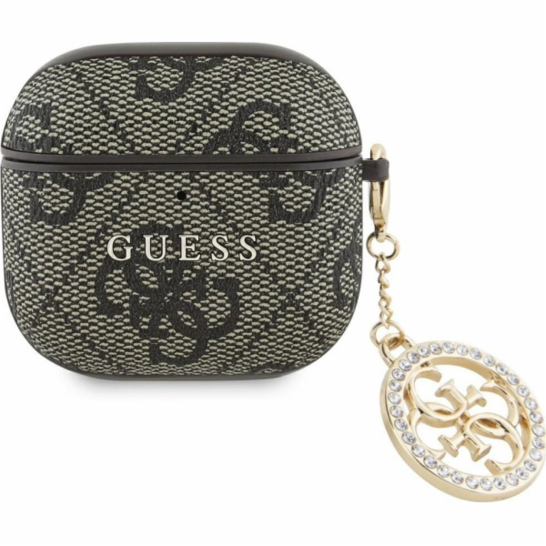 Guess 4G Script PC/PU Charm AirPods 4, B