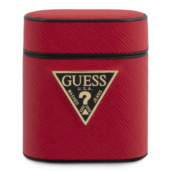 Guess Ochranný kryt GUACA2VSATMLRE Saffiano pro AirPods 1...