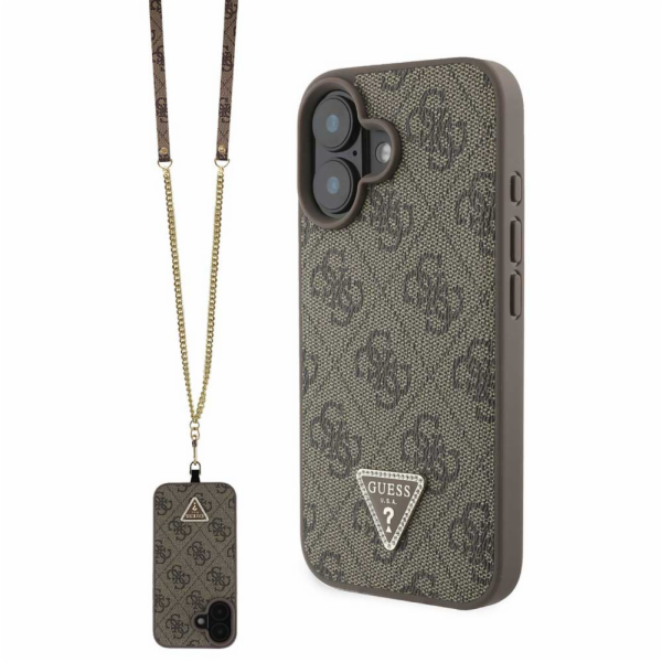 Guess PU 4G Triangle Crossbody iPhone 16