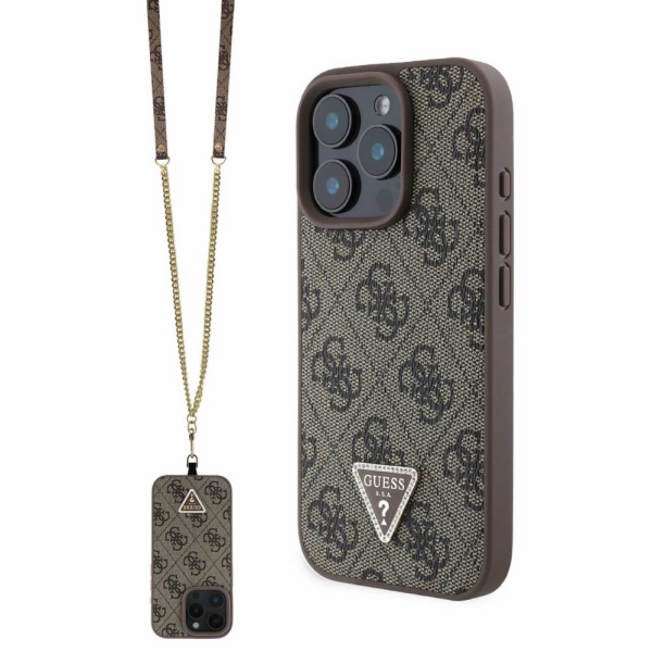 Guess PU 4G Triangle Crossbody iPhone 16