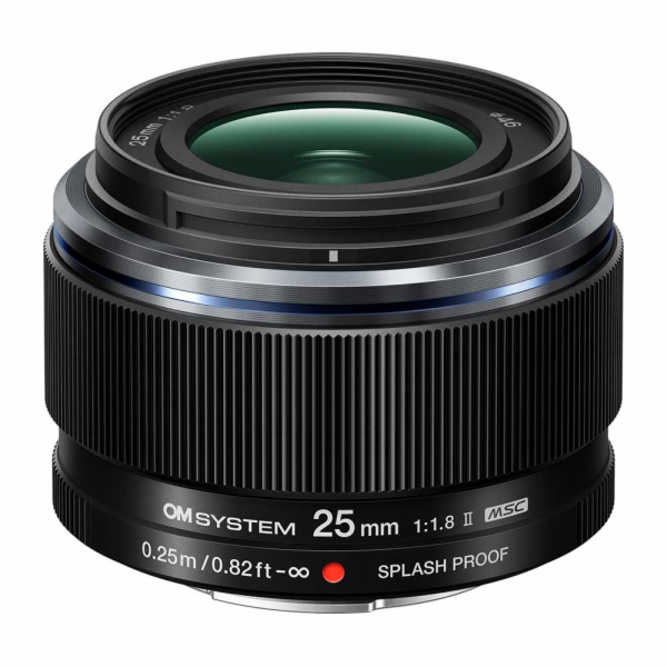 OM SYSTEM objektiv 25 mm II F1.8 black