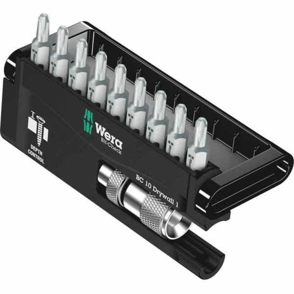 WERA Bit-Check 10 Drywall 1 Bits set