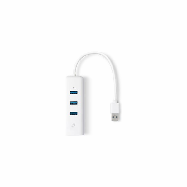 TP-Link USB HUB 1x RJ-45 + 3x USB-A 3.0 (UE330)