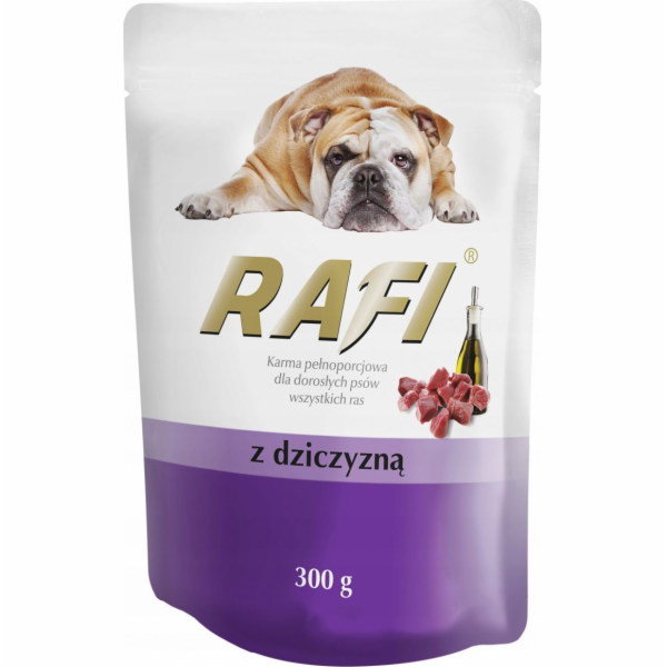 DOLINA NOTECI RAFI Mokré krmivo pro psy Hra, borůvka, bru...