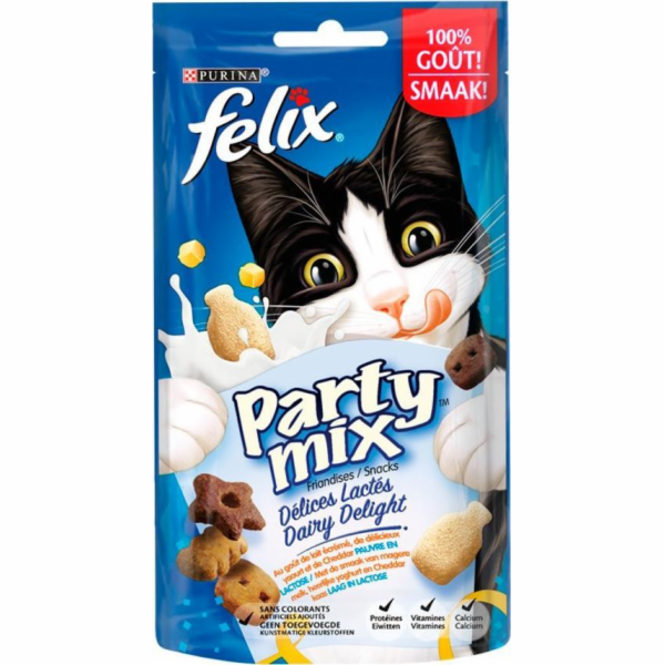 FELIX Party Mix Dairy Delight - Cat snack - 60g