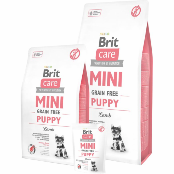 BRIT Care Mini Grain-Free Puppy Lamb - suché krmivo pro p...