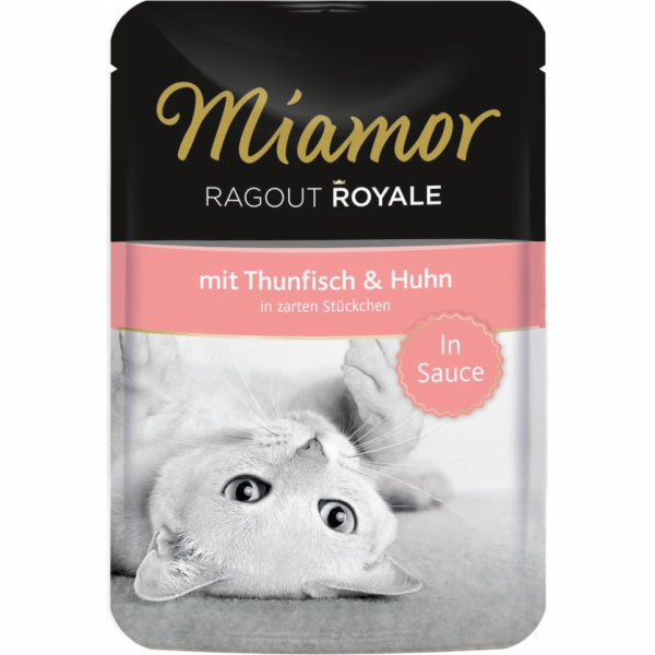 Miamor Royal ragú v omáčce Tuňák a kuřecí maso