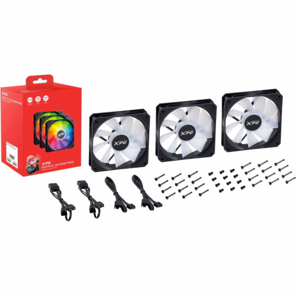 ADATA XPG VENTO  120 3er PACK LÜFTER RGB BLACK         RE...