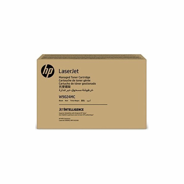 HP W9024MC High Yield Black Managed Original LaserJet Ton...