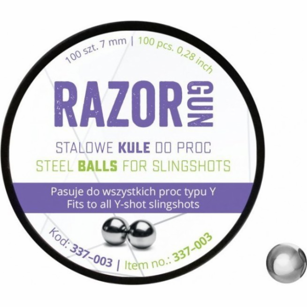 RazorGun 7 mm kuličky do praku 100 ks. (337-003)