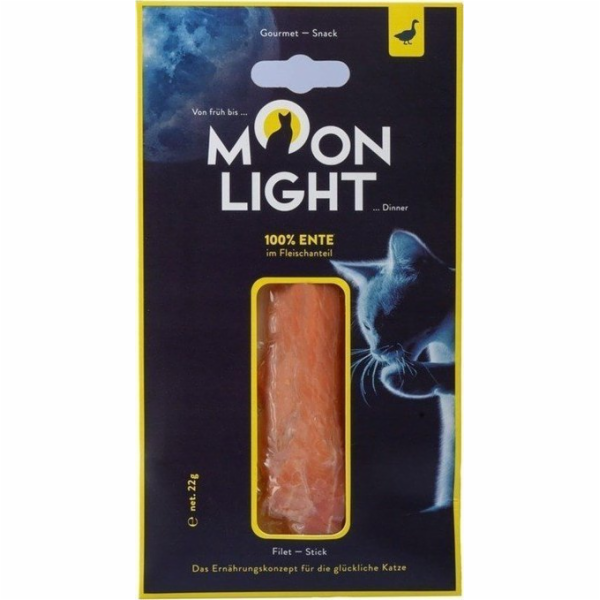 MOONLIGHT Dinner kachní filet – pochoutka pro kočku – 22 g