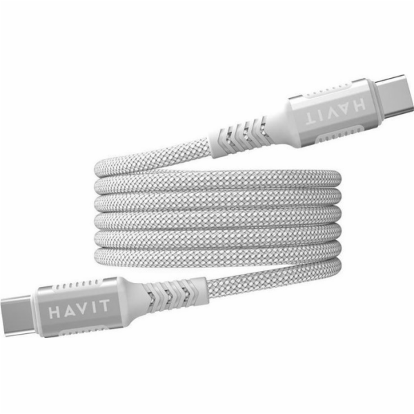Havit CB6297 - Magnetický kabel USB typ C na USB typ C, 1...