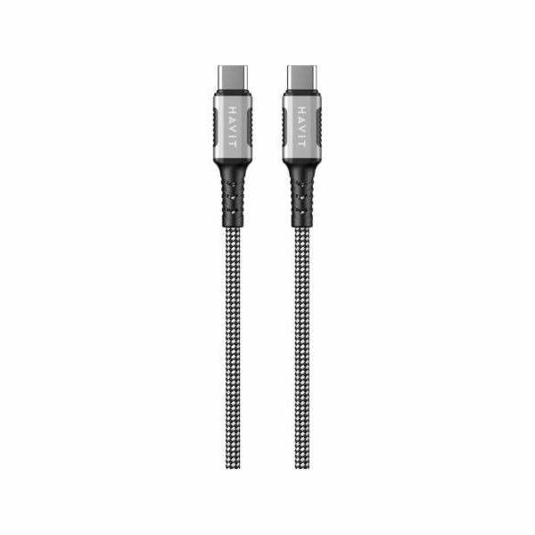 Havit CB6297 - Magnetický kabel USB typ C na USB typ C, 1...