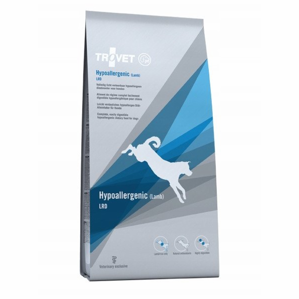 TROVET Hypoallergenic LRD Lamb - suché krmivo pro psy - 3kg