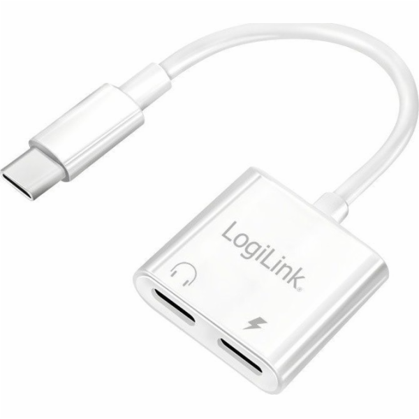LogiLink USB-C na 2x USB-C adaptér, PD 60W / audio