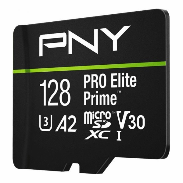PNY Paměťová karta Elite Prime 128GB microSDXC + SD adapt...