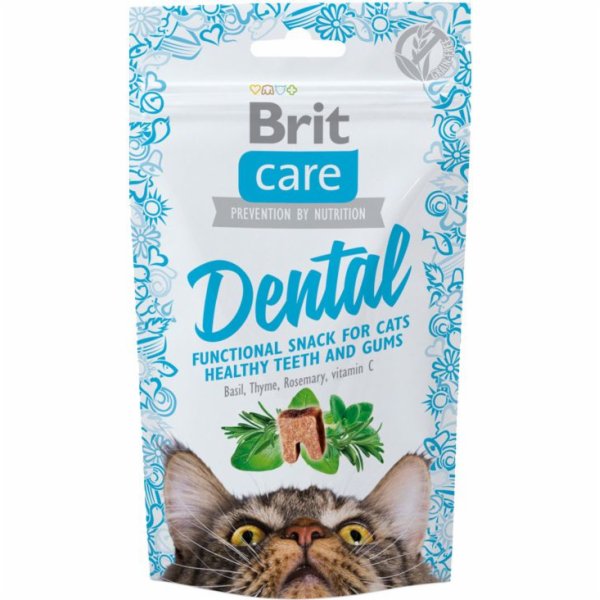 BRITCare Cat Snack Dental - pamlsek pro kočky - 50 g