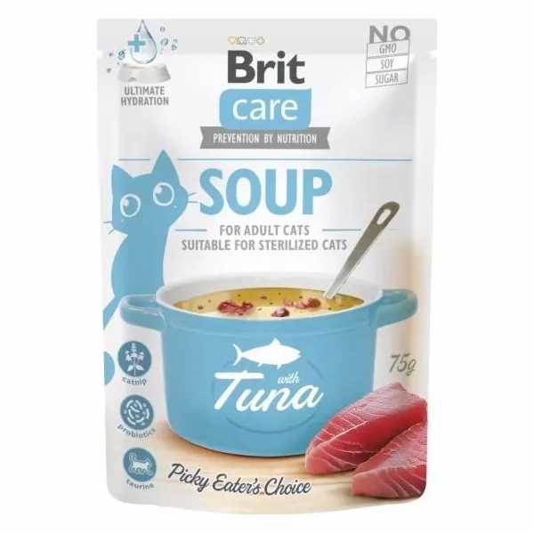 BRIT Care Soup Tuna - polévka pro kočku - 75g