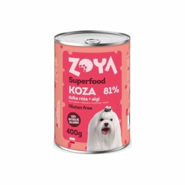 ZOYA Superfood Goat - vlhké krmivo pro psy - 400g