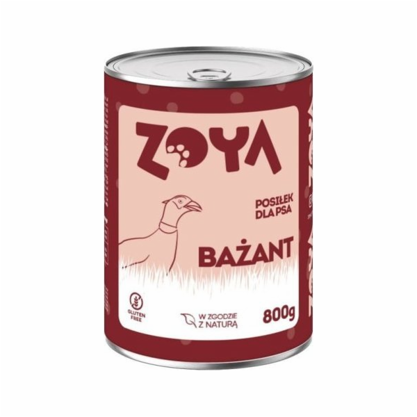 ZOYA Pheasant - vlhké krmivo pro psy - 800g