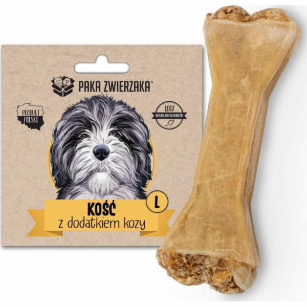 PAKA ZWIERZAKA Bone with goat L 13,5 cm - pamlsek pro psa...