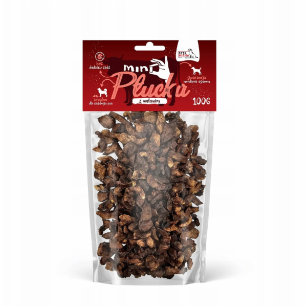 SYTA MICHA Mini beef lungs - pamlsek pro psa - 100g