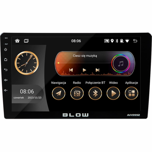 BLOW AVH-8960 1DIN RDS autorádio MP3/USB/micro SD/BLUETOO...