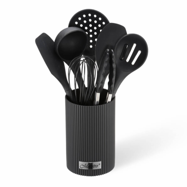 Kuchyňské náčiní MAESTRO MR-1542-BLACK 8 prvků Černá