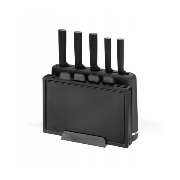 Maestro MR-1412-BLACK Sada nožů s blokem + sada prkének Č...