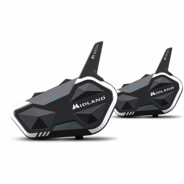Interkom pro motocykly Midland R1 MESH TWIN