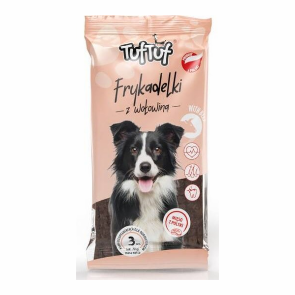 TUF TUF Meaty sticks with beef - pamlsek pro psa - 70g