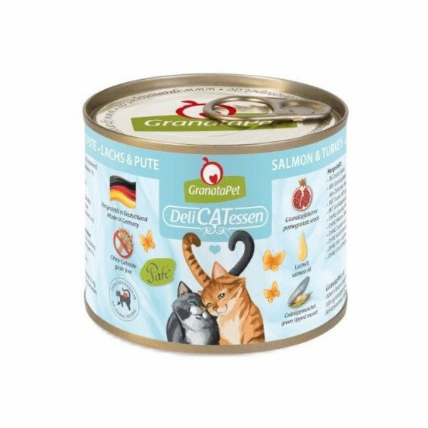 GRANATAPET DeliCATessen Salmon and turkey - mokré krmivo ...