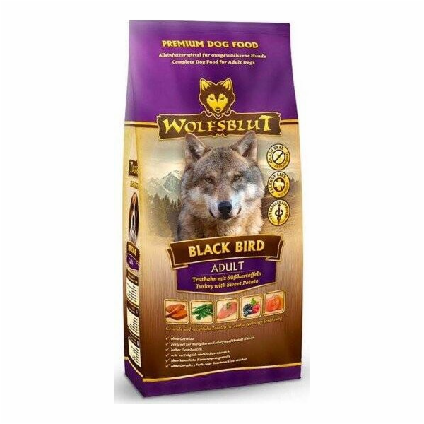 WOLFSBLUT Black Bird Turkey - suché krmivo pro psy - 12,5kg