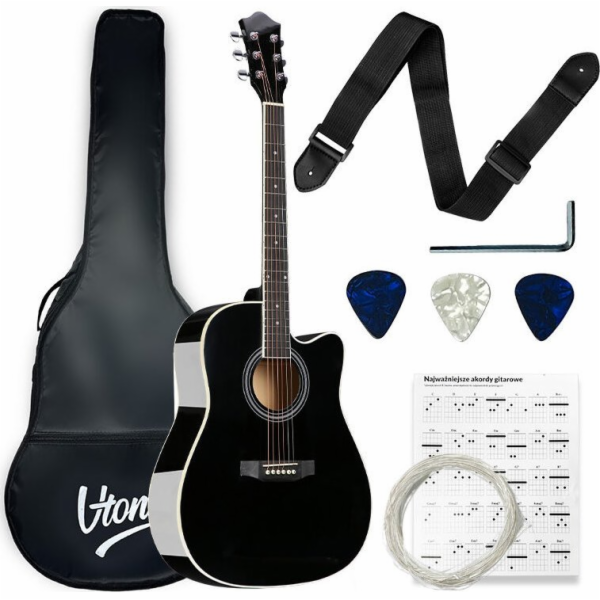 V-TONE AG Two BK - akustická kytara 4/4, černá