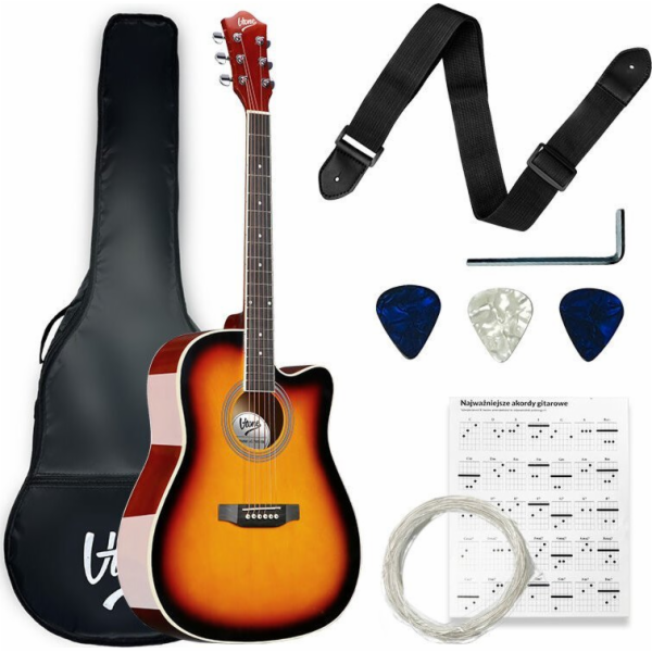 V-TONE AG Two SB - akustická kytara 4/4, sunburst