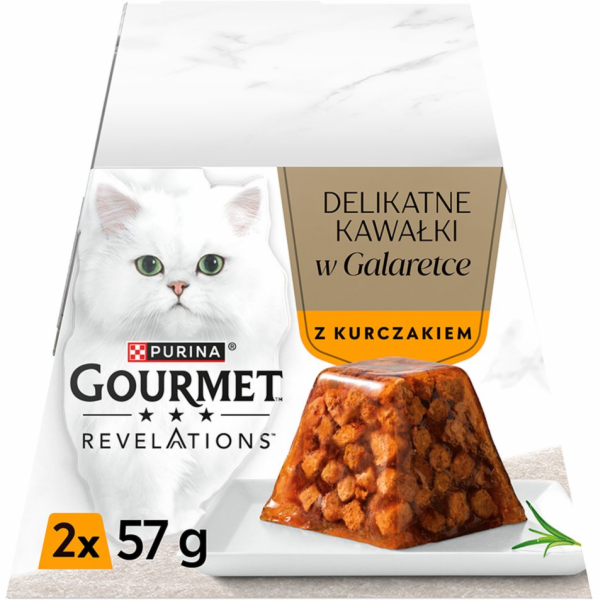 PURINA Gourmet Revelations Chunks in jelly with chicken -...