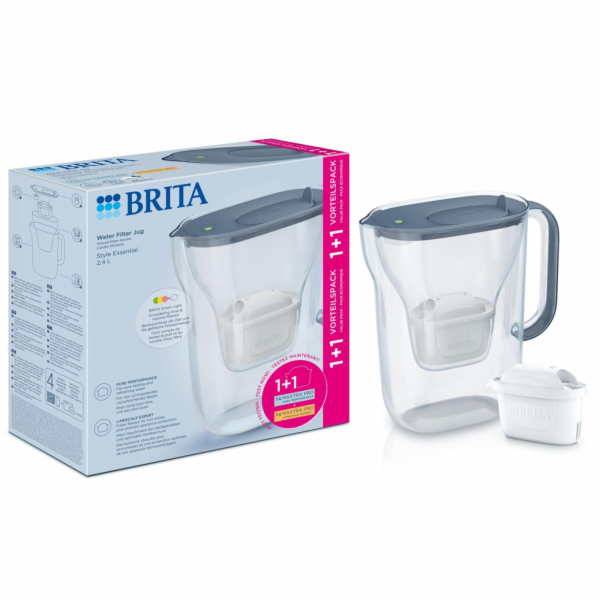 Brita Style Essential steinblau inkl. 1xMXPRO PP & 1xMXPR...