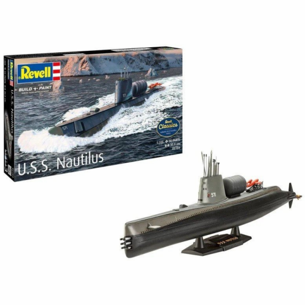 Revell Plastikový model lodi USS Nautilus v měřítku 1/305