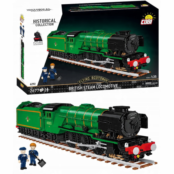 Cobi Klocki Lokomotivní bloky Flying Scotsman BSL
