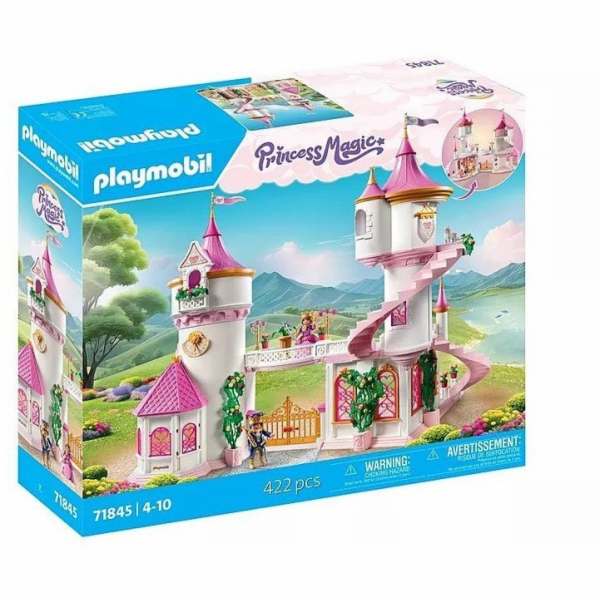 Playmobil Sada figurek princezny s kouzelným hradem a krá...